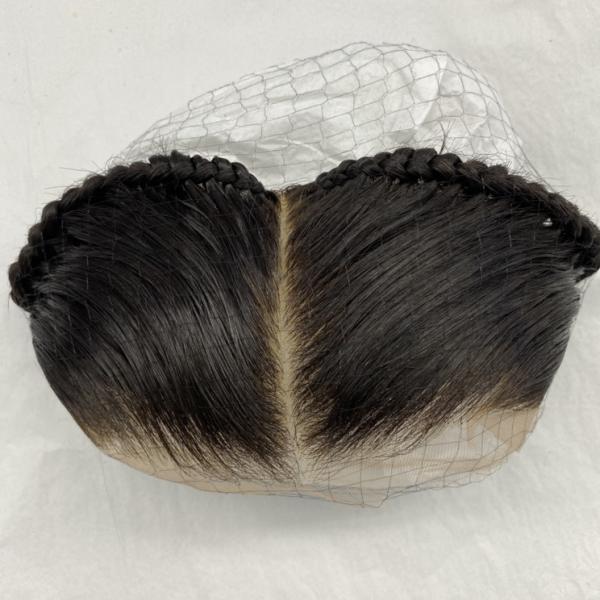 New Arrival 100% Natural HD Transparent Lace Braids Frontal Closure 13x4/13x6 Remy Hair Indian Woman Toupee Piece Braids