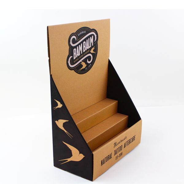 Custom Small and Middle CDU Kraft Paper Floor Display Box with Custom Order Options