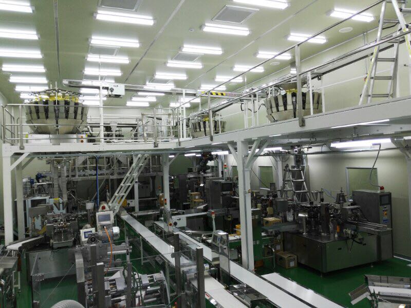 Машина упаковки Weigher Multihead 14 голов с системой управления PLC