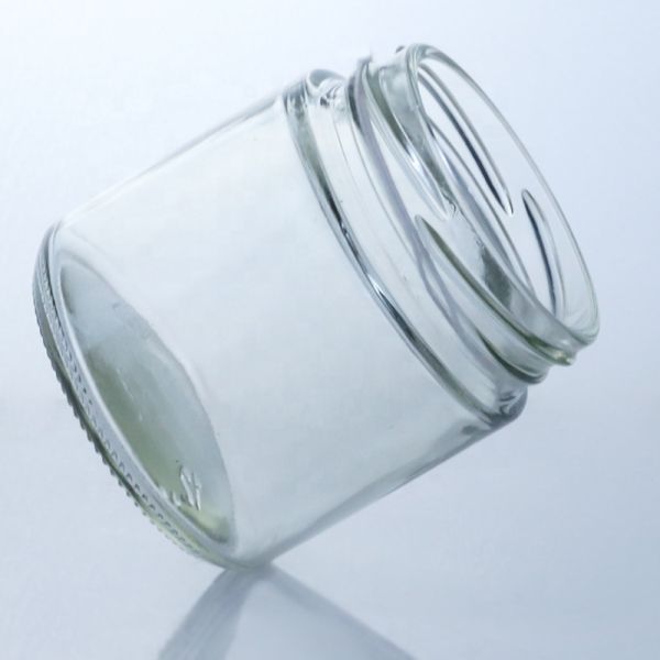 Botella de vidrio de licor mini transparente de 120 ml para vodka whisky ron ginebra brandy miel leche