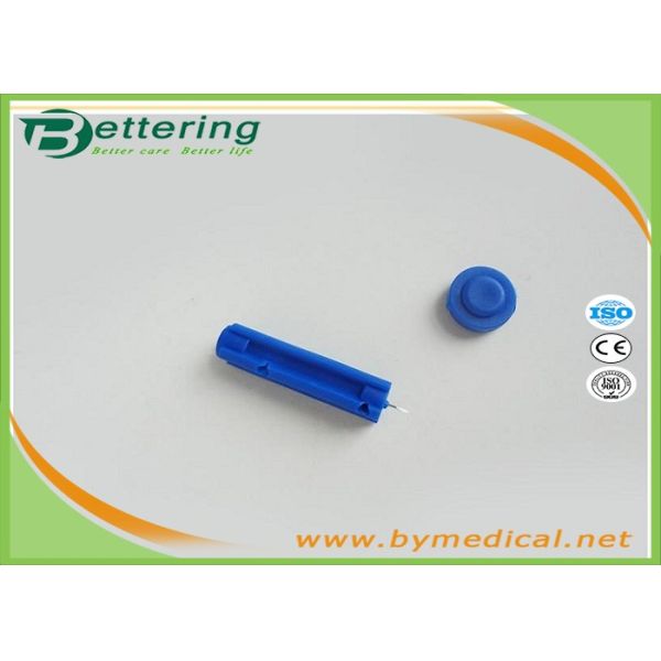 Surgical Sterile Blood Collection Supplies , Plastic Twist Top Disposable Blood Lancet