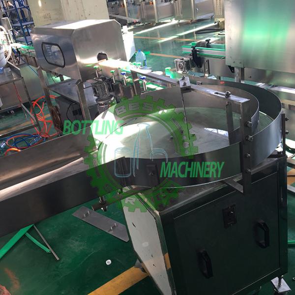 SUS304 Rotary Round Feeding Table For Can Glass / PET Bottle Unscrambler