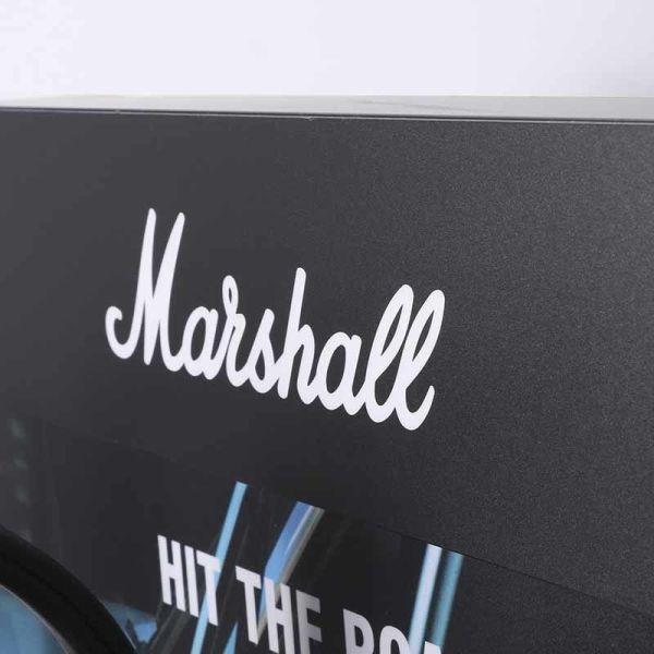 Acrylic Audio Speaker Display Stand Custom Functional With Metal Button