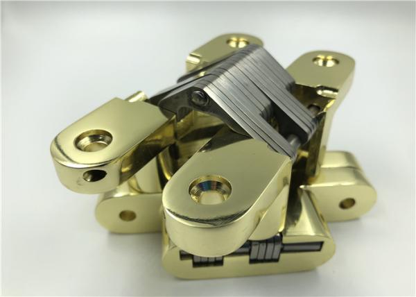 Gold Plated Heavy Duty Hidden Closet Door Hinges With CNAS MA AL Certificate