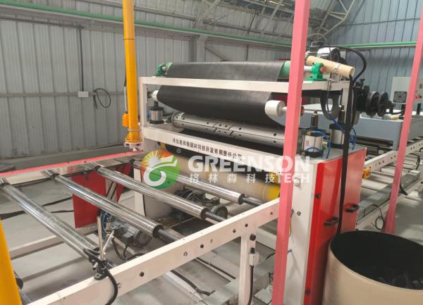 Small Capacity Gypsum Ceiling Board Making Machine Gypsum Board Laminating Machine