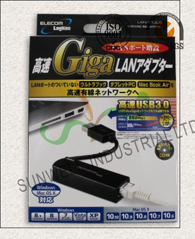 Персонализированные коробки электроники УСБ упаковывая, пластиковая упаковка рак