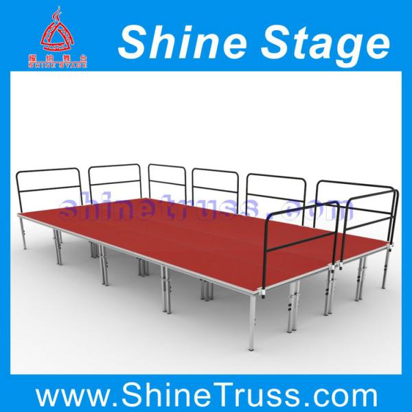 aluminum mobile simple stage,lighting portable event portable stage platform