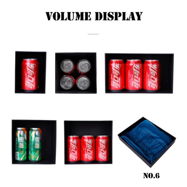 Подарка картона ODM коробки дизайна коробки оптового упаковывая черные присутствующие для духов губной помады