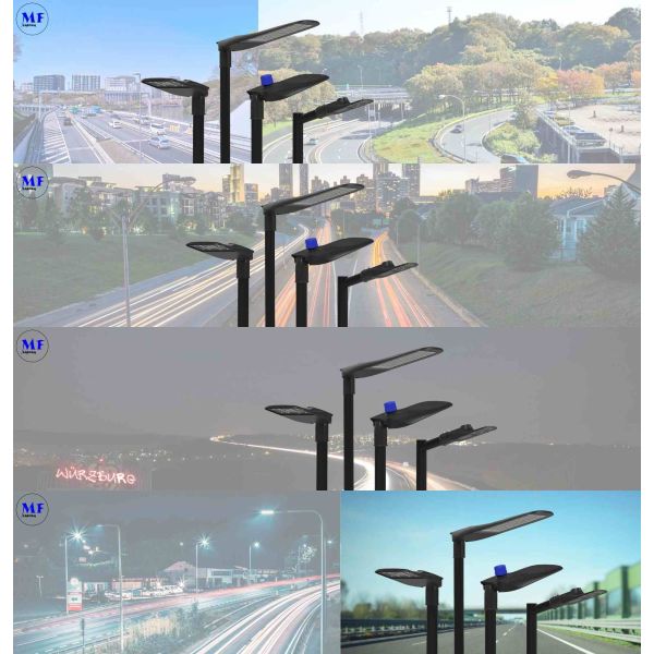 IP66 водонепроницаемый светодиодный уличный фонарь с SKD ветроустойчивым 30W-300W умным фотоэлементом управления