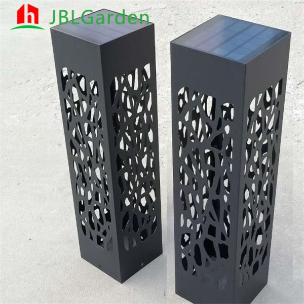 Outdoor Garden Lights Waterproofing Corten Steel Outdoor Lights Rustic Red