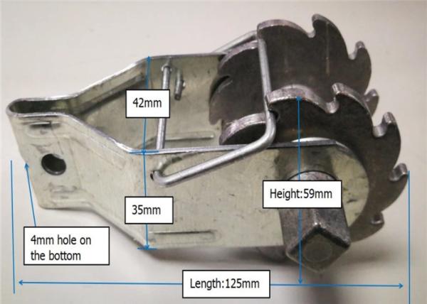Heavy Duty Inline Farm Fence Wire Tensioner With Compression Clip