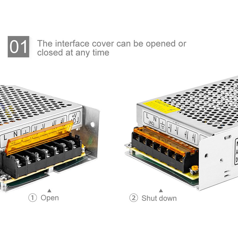 электропитание 24v 15A 360W высокочастотное переключая над предохранением от напряжения тока