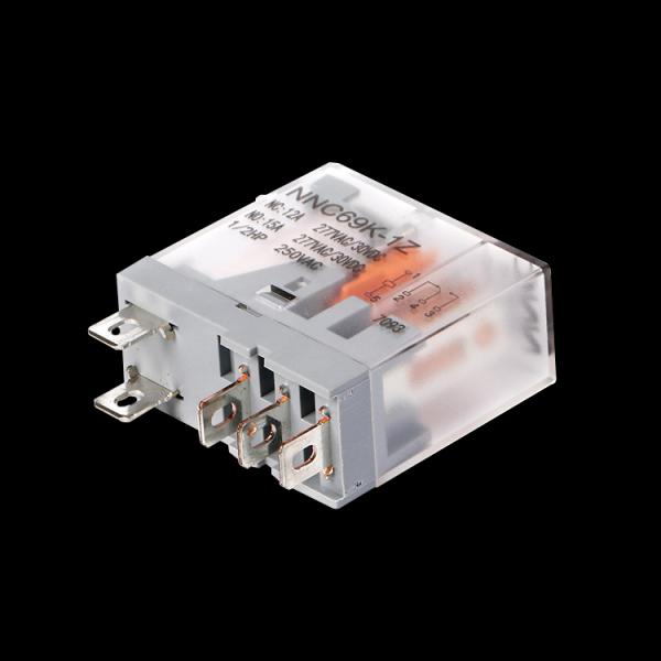 NNC Miniature Intermidiate Power Sealed Relay NNC69K ROHS Compliance Relay with LED Indicator and lockable test button