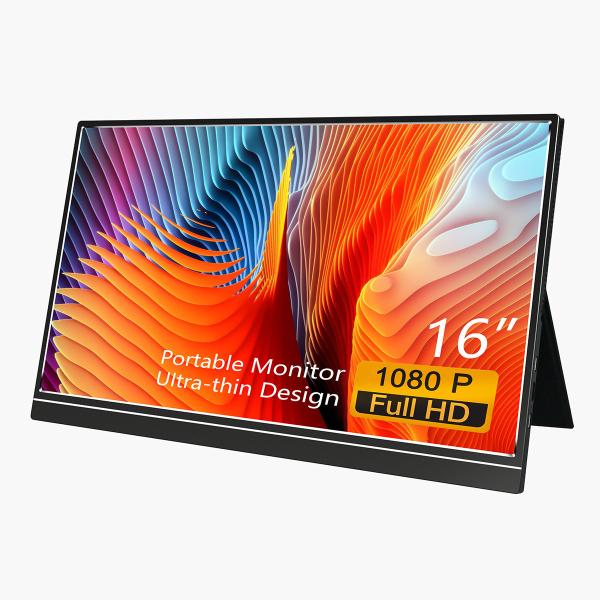 16 Inch Type C Port HDR 1920*1080 IPS Portable Laptop Screen Extension