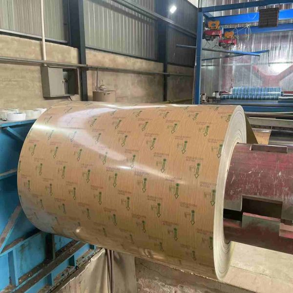 50-1250mm Wooden Prepainted Aluminum Coil Factory For Building Material