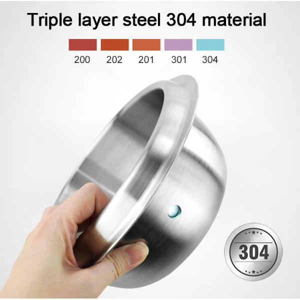 Высококачественная еда варя набор бака запаса ресторана нержавеющей стали 18cm 20cm 22cm бака 304 варя бак