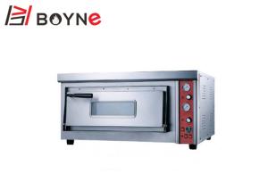 Single Layer Gas Commercial Pizza Oven Stone Base Timer Controller High