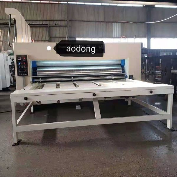 Pneumatic Locking Cardboard Box Printing Machine , 4 Color Flexo Printing Machine