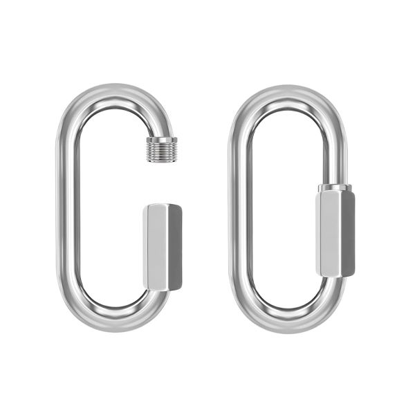 Quick Link Heavy Duty Carabiner Clips Locking Chain Quick Link Connector for