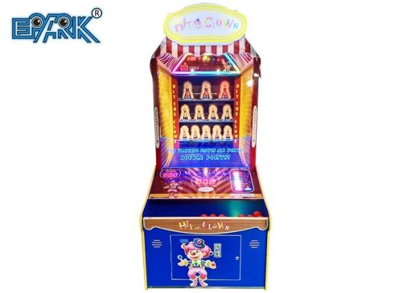  Fiberglass Redemption Game Machine Toss Coin Hit Clown Arcade Game Machine