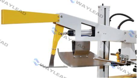 Durable Automatic Carton Folding Sealing Strapping Station For Barrel Packaging