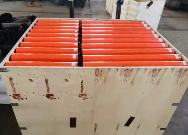 Conveyor Belt Roller Carrying Idler Return Flat Steel Material