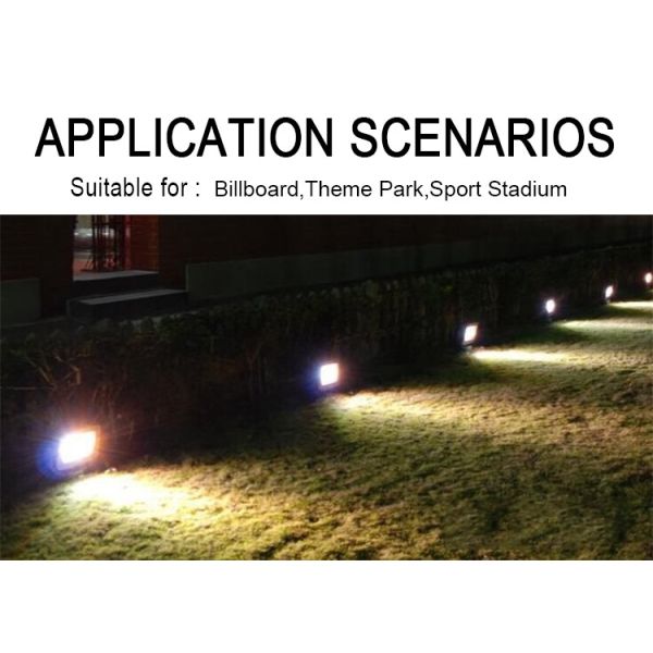 Die Casting Aluminum Solar Flood Lights SMD 5730 440pcs Led Chip