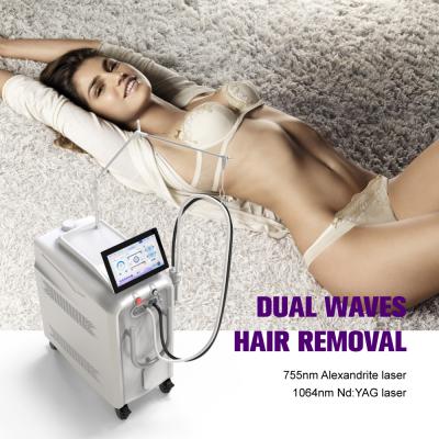 Large spot size candle laser alexandrite hair removal white hair REMOVAL 2000w alexandrite laser device
