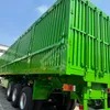 Feichi Factory of Tri- Axles Bulk Cargo/ Foods Transport Steel Box Semi Trailer Enclosed Van Semi Trailer Truck Trailer for Sale