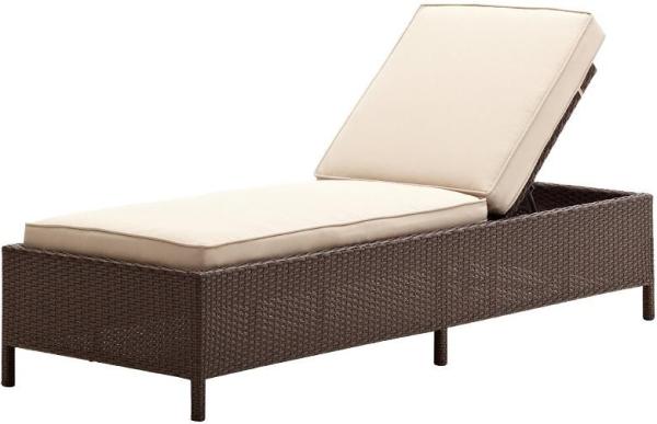 rattan furniture adjustable sun lounger-1606r