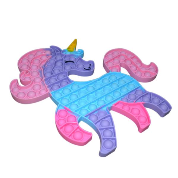 Unicorn Penguin Desktop Puzzle Kids Silicone Educational Toys Decompression Press
