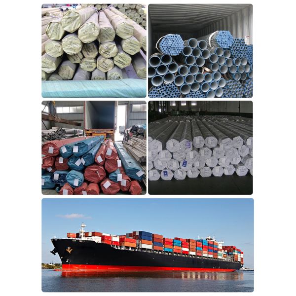 ST082 ERW tubo de acero galvanizado 2 pulgadas 3 pulgadas perforando 8m de longitud o personalizado