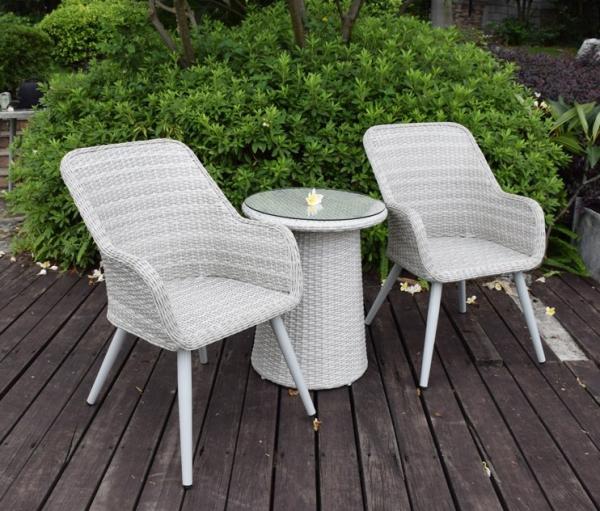 Hot Sales PE Rattan Aluminium chairs and table Hotel Outdoor Garden Patio chair