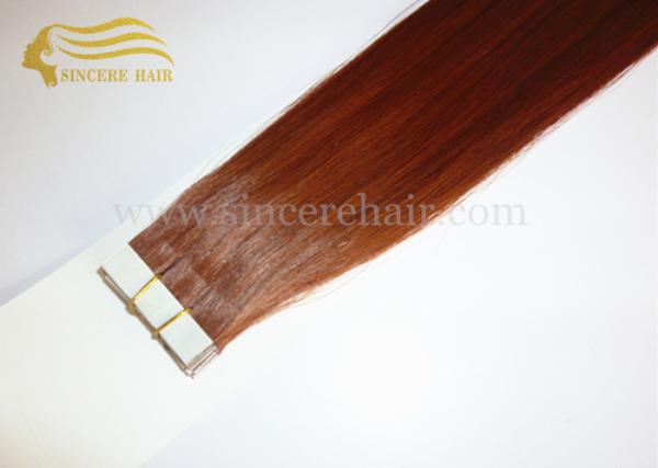50 CM Remy Single Drawn Double Sided Glue Tape In Hair Extensions 2.5 G X 20 PCS for sale