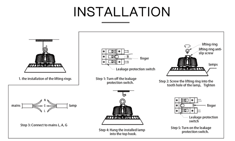 Промышленные света залива СИД UFO 100w 150w 200w 250w 300w высокие