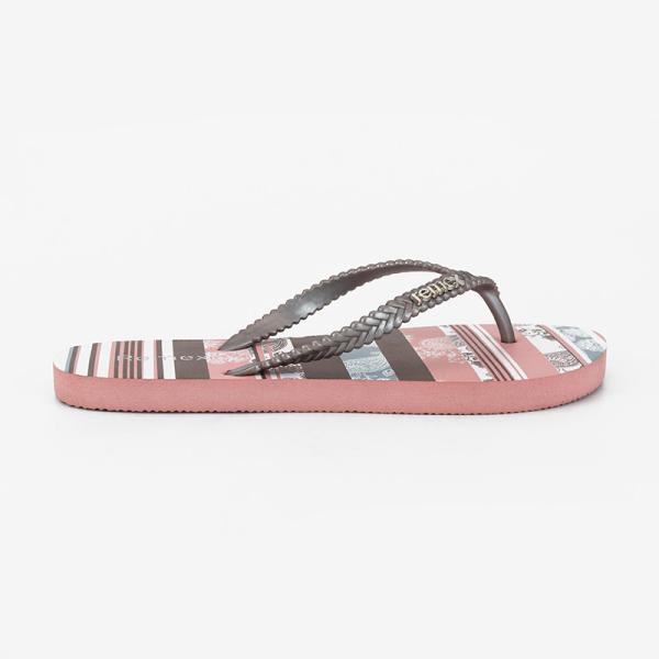 38EU Reusable Thin Strap Flip Flops Womens Striped Stitching