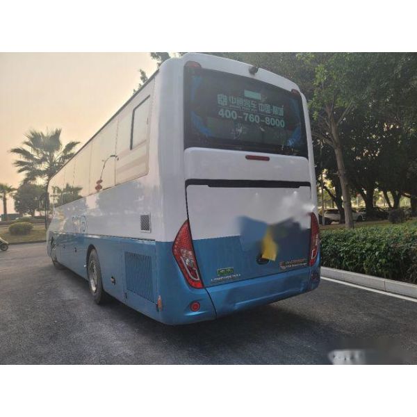 Used Zhongtong Bus LCK6119 48 Seats Rear Yuchai Engine Airbag Chassis Double Doors Nude Packing Left Hand Drive