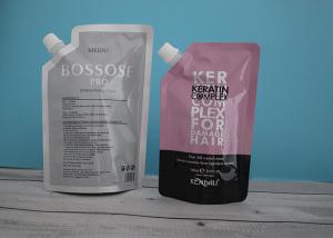 Custom Made Liquid Spout Bags With 18mm Nozzle Reusable Matte Surface