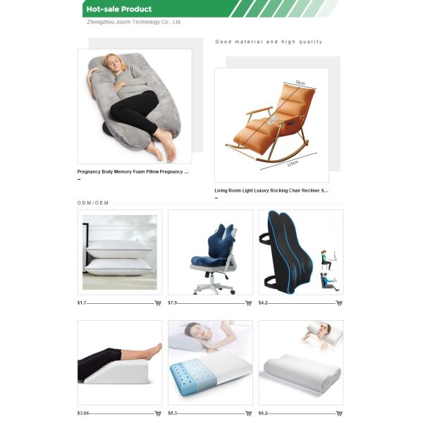 Modern Style Office Chair Lumbar Support Cushion Relieve Back Pain and Improve Posture