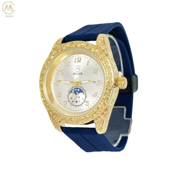 Factory Wholesale Fashion Minimalist Quality Quartz Wrist Watch with Silicone Band