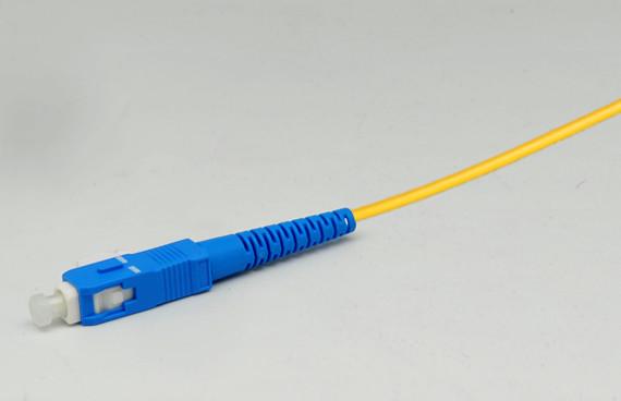 SC 4.0mm Boot Fiber Pigtails Patch Cords SM/MM UPC/APC For Telecom Network