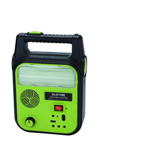 Portable Solar System Lighting With 3 Bulbs And Mobile Phone Charging Function