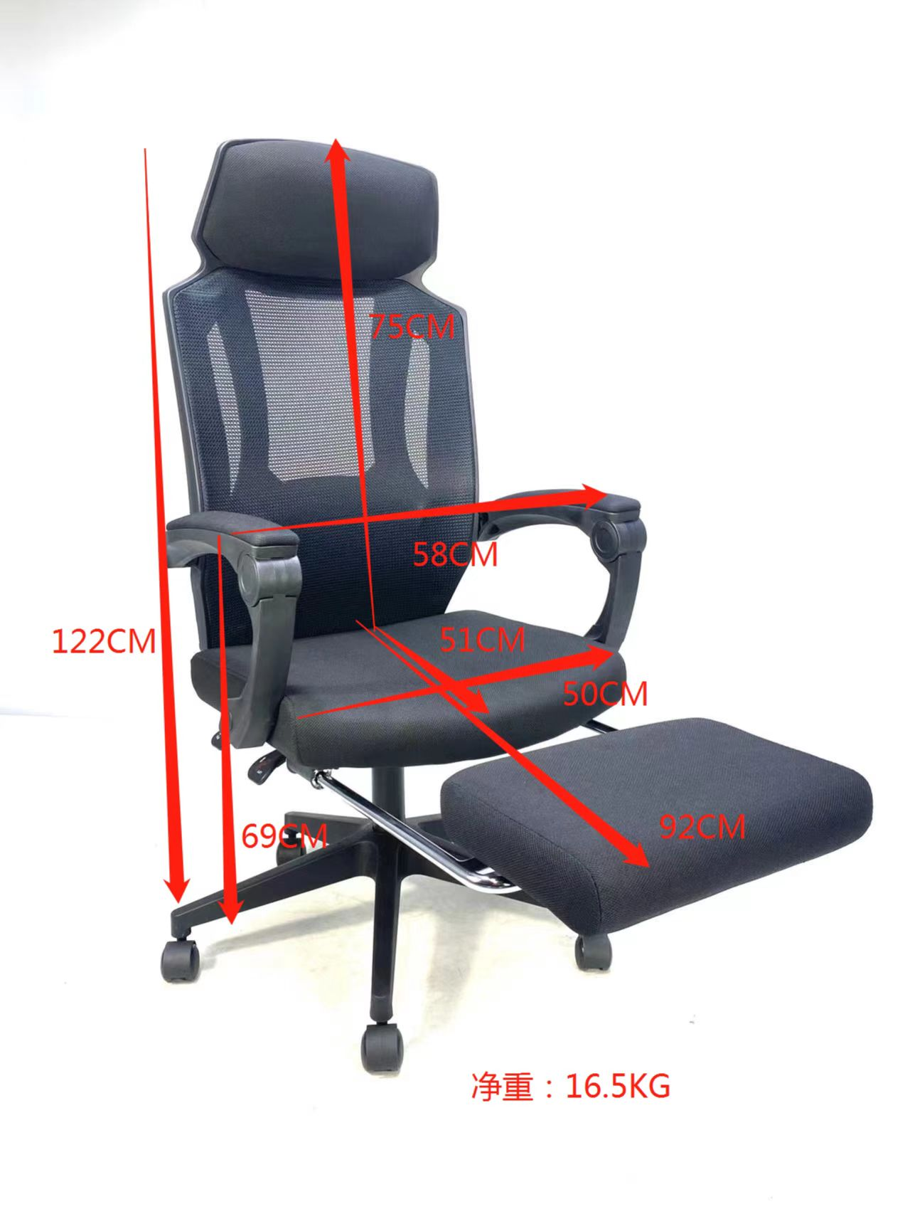 Modern High Back Gaming Recliner Chair Revolving for Work