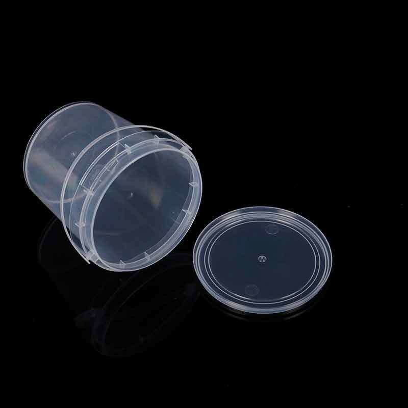 Multi Color Portable Plastic Bucket Food Grade PP Square Bucket 100ml-6000ml