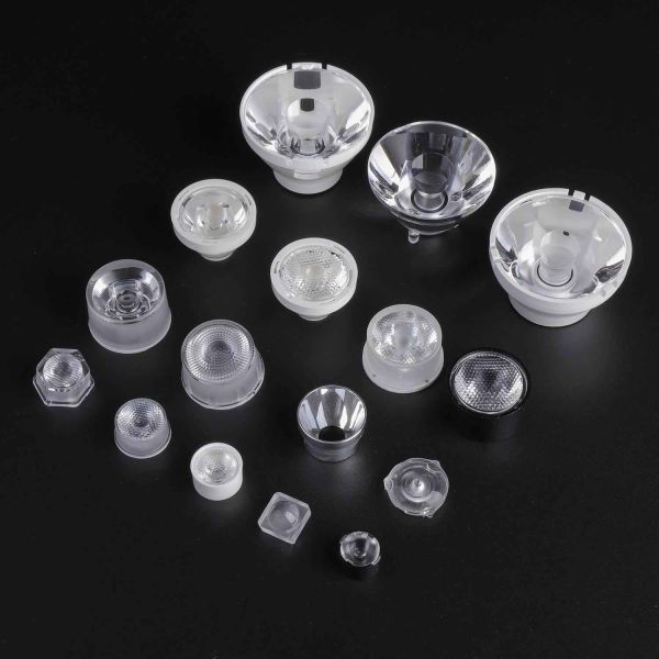 Custom 15mm PMMA LED Lens with 93% Transmittance for High-Power LED Wholesale