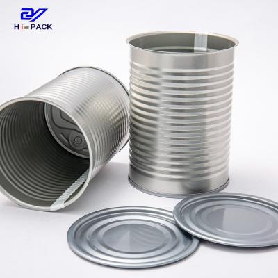 350ml Bean Nut Tin Can for Pet Food Packaging with Easy Open Lid