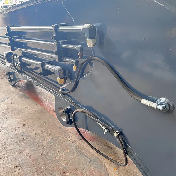 Coastal Excavator Pile Driving Boom 7.5 Tons 400RPM For  Kobelco Hitachi