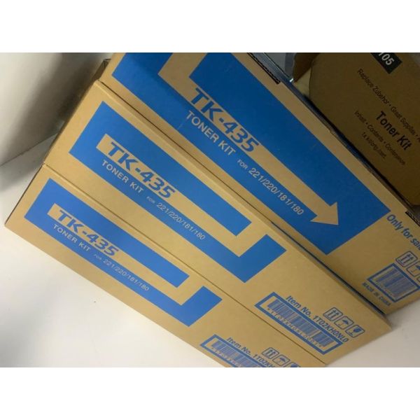Kyocera TK-435 Black Toner Cartridge For Printers Kyocera Taskalfa 180, 181, 220, 221