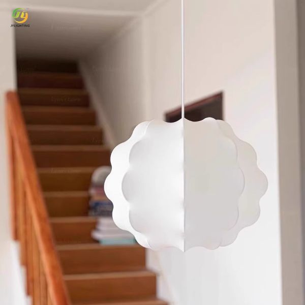 JYLIGHTING Lustre Nordique Créatif en Soie Style Japonais Style Wabi-sabi Restaurant Étude Salon de Thé Pétale Suspension Moderne
