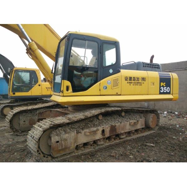 Excavatrice PC350-7, excavatrice hydraulique de KOMATSU utilisée 35 par tonnes de chenille 2012 ans